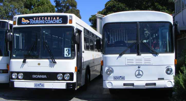 Scania Newnham 48 Mercedes Ansair 43 Victorian Touring